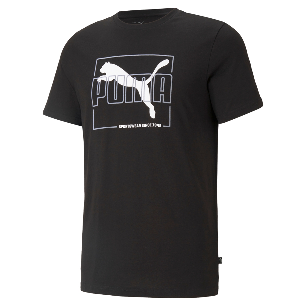 【PUMA官方旗艦】基本系列Flock短袖T恤 男性 58777001