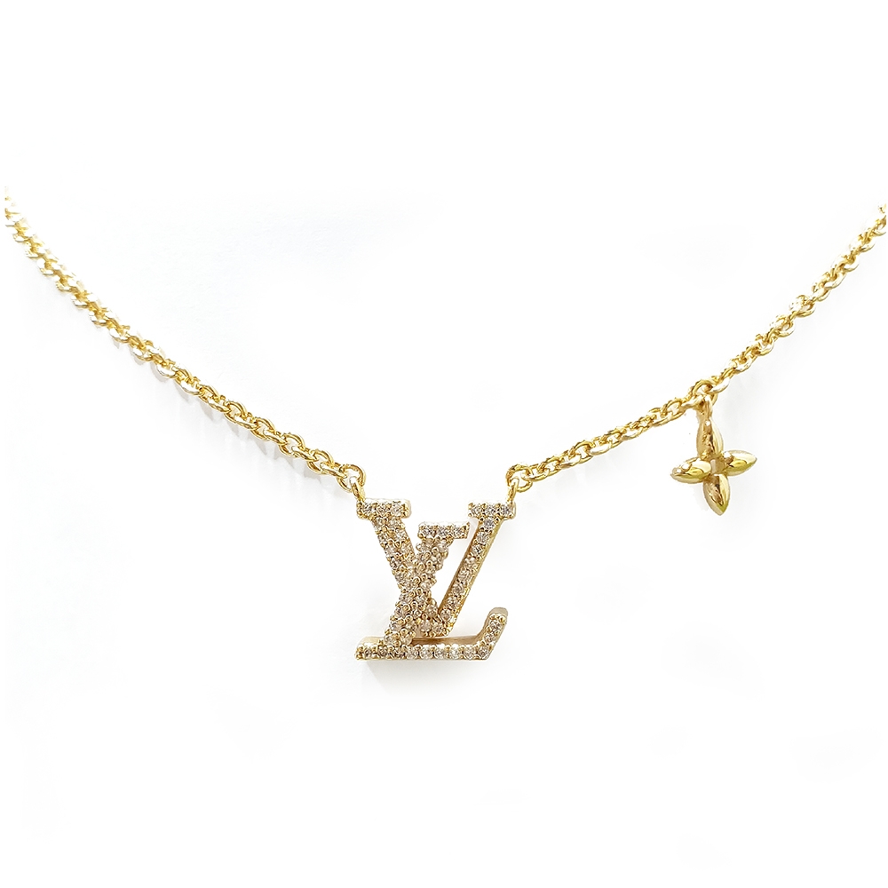 Louis Vuitton MONOGRAM Lv iconic necklace (M00596 )