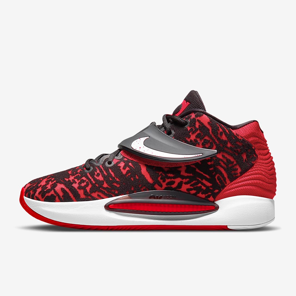 NIKE KD14 EP 男籃球鞋-紅黑-CZ0170006