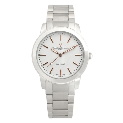 Valentino Coupeau 范倫鐵諾 古柏 時尚品味系列腕錶(銀殻/白面)