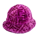 FENDI 芬迪經典滿版雙F LOGO皮草漁夫帽(兩色可選)(橘色/紫色) product thumbnail 5