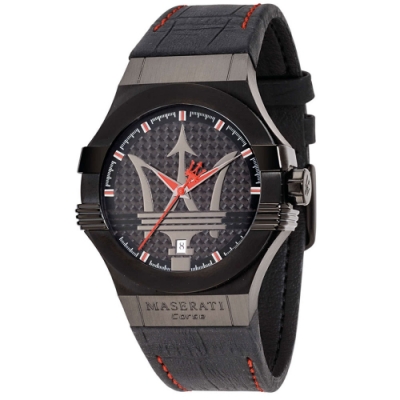 MASERATI 瑪莎拉蒂 POTENZA系列 R8851108010 大三針時尚腕錶