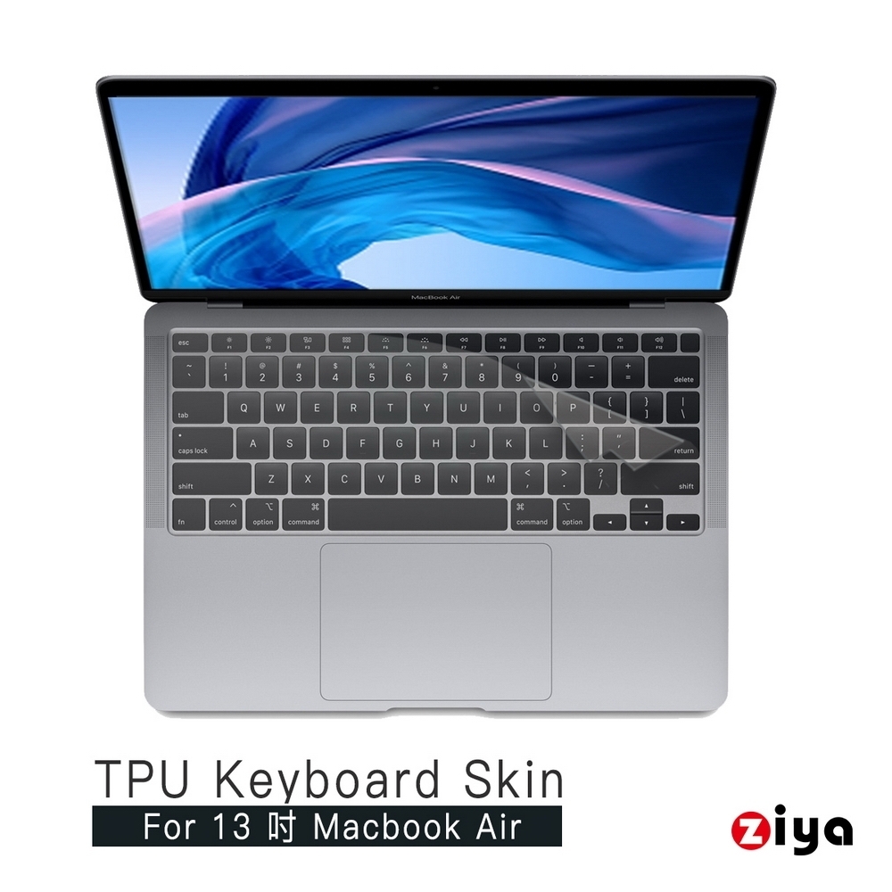 [ZIYA] Apple Macbook Air13 具備Touch ID 鍵盤保護膜 超透明TPU材質(A2179)
