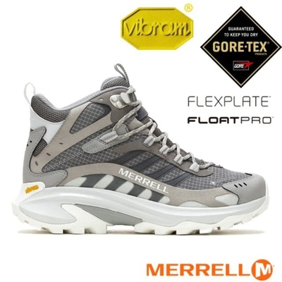 【MERRELL】女 MOAB SPEED 2 MID GORE-TEX 多功能防水透氣中筒登山健行鞋.登山鞋_ML037828 熔岩煙灰