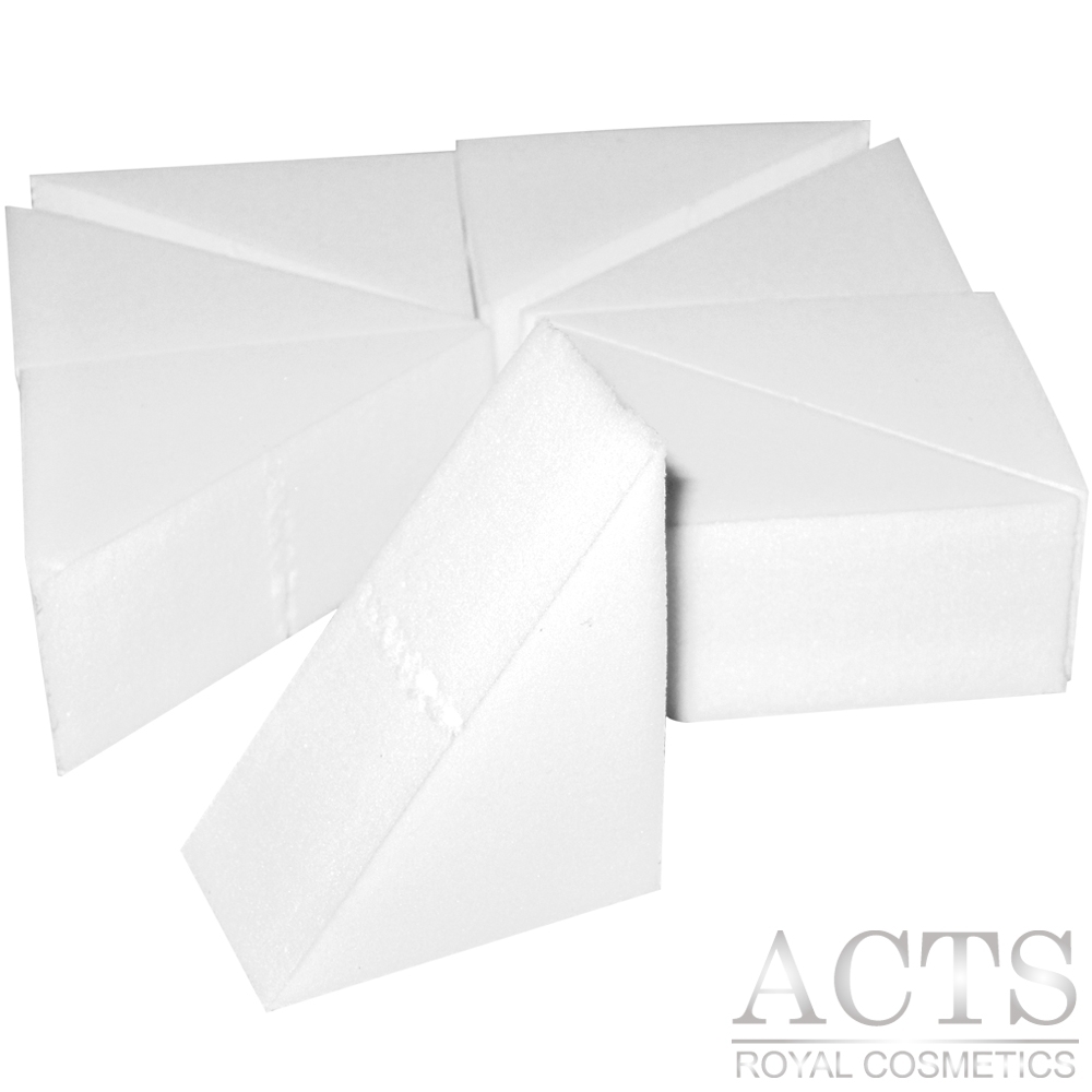 【滿千8折】ACTS 維詩彩妝 高密度Q海綿 直角三角形 8片/包