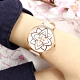 FOSSIL / Jacqueline 珍珠母貝 花漾時尚 真皮手錶-銀白x玫瑰金框x粉膚/36mm product thumbnail 1