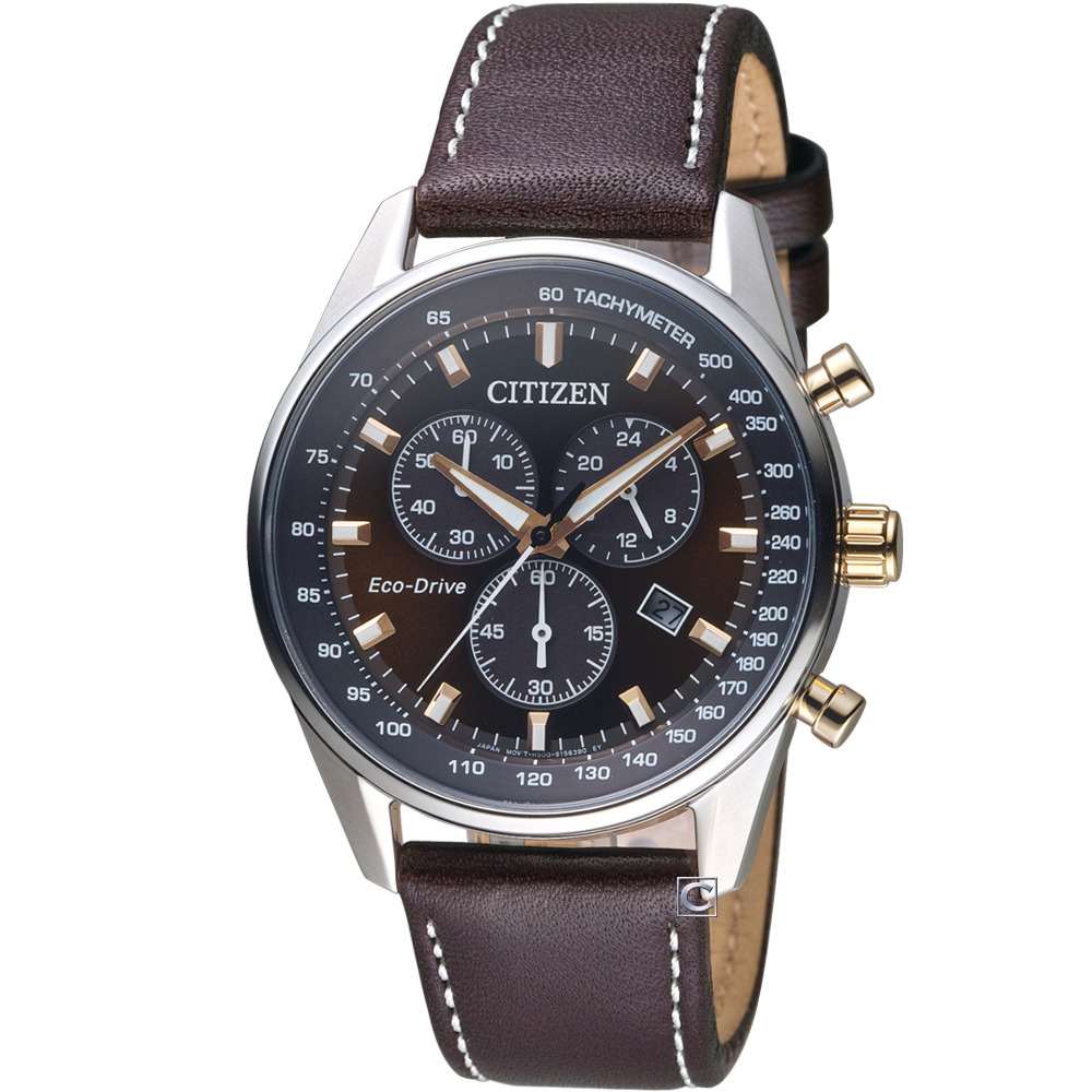 CITIZEN 嶄新革命光動能腕錶(AT2396-19X)40mm