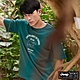 JEEP 男裝 經典北極熊印花厚磅短袖T恤 (男女適穿) -綠色 product thumbnail 1