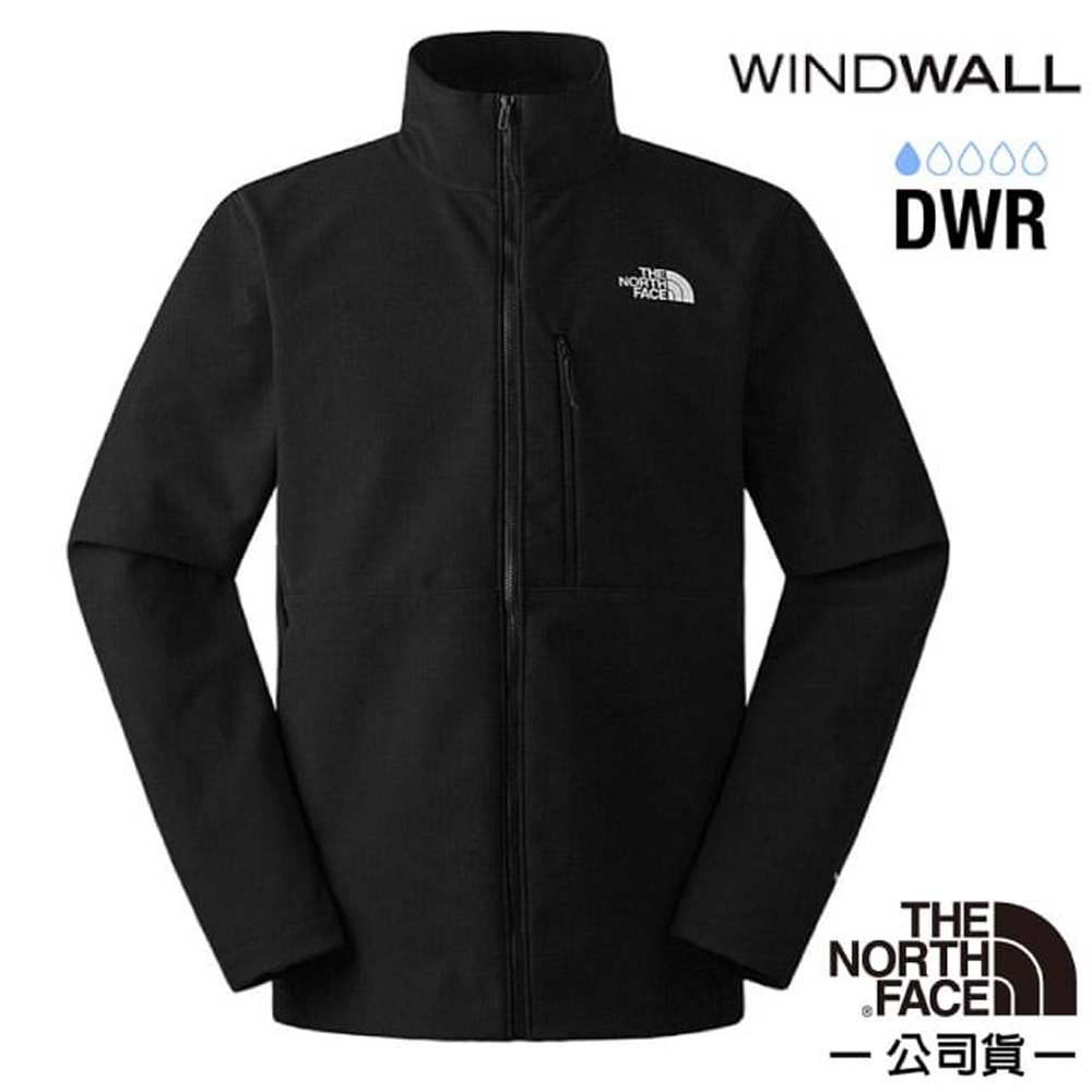 【The North Face】男 APEX BIONIC 3 防風防潑水保暖立領外套.夾克_83TE-JK3 黑