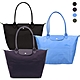 LONGCHAMP LE PLIAGE GREEN系列刺繡LOGO再生尼龍折疊長把肩背水餃包(大款/多色任選) product thumbnail 1