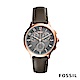 FOSSIL Abilene 真皮女錶-灰色 product thumbnail 1