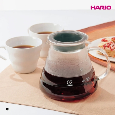 [ HARIO 雲朵系列 ] V60雲朵36咖啡 01 玻璃分享壺-透明 360ml [XGS-INT-01TB]