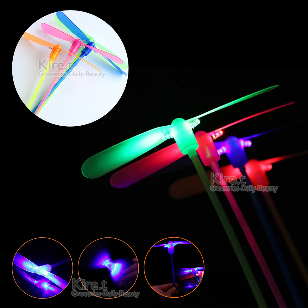 兒童玩具 LED 發光竹蜻蜓-超值5入 kiret