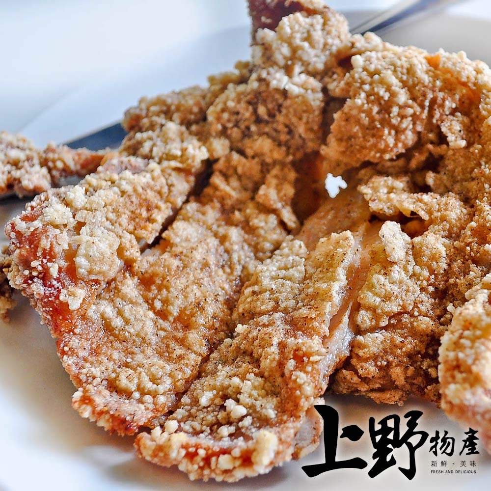 【上野物產】醃漬蒜味椒鹽香雞排x30片(160g±10%/片)