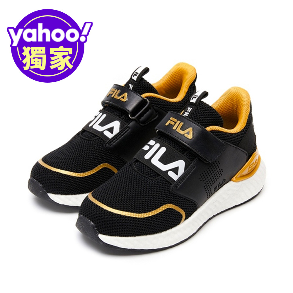 FILA KIDS 大童ETPU輕量慢跑鞋黑 3-J403V-099