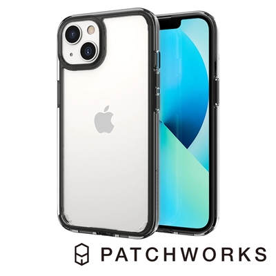 美國 Patchworks 佩奇沃克 iPhone 14 Plus Lumina 流明光影抗衝擊保護殼 - 極透黑