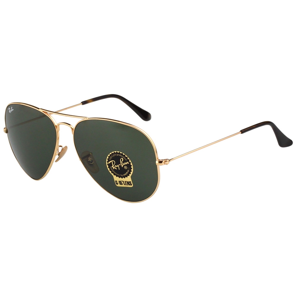 RAY BAN 太陽眼鏡(金色)大面版 RB3025