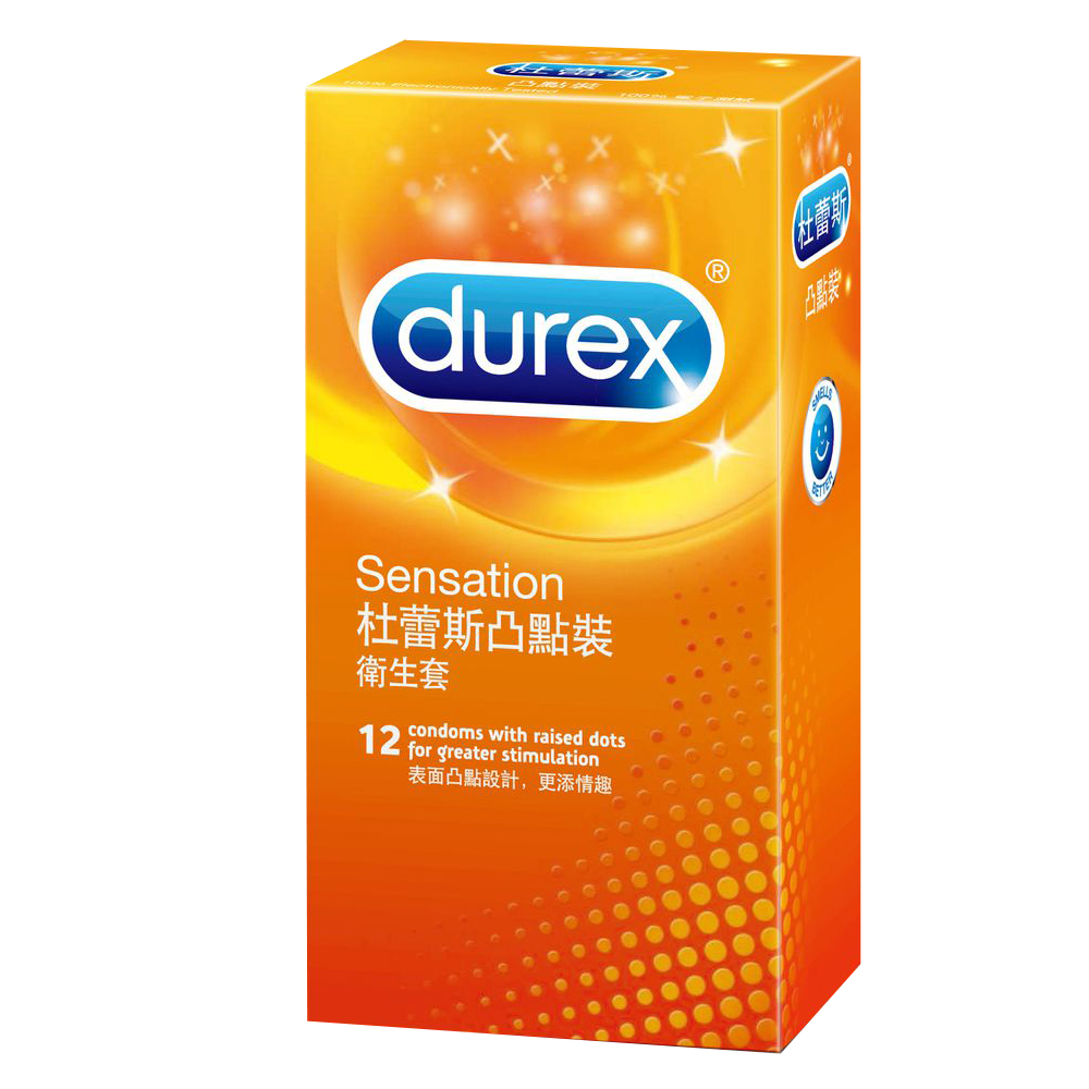 【Durex杜蕾斯】-凸點型 保險套(12入裝)