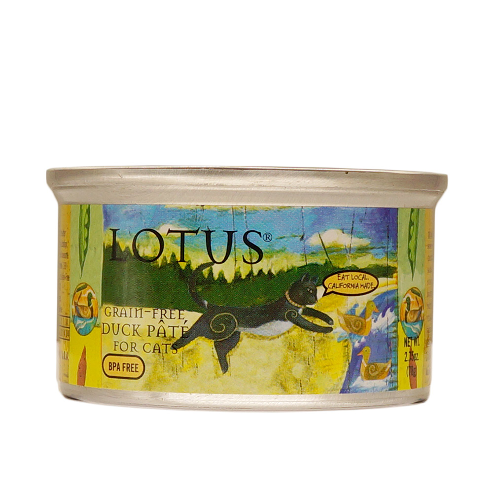 LOTUS樂特斯 慢燉無穀主食罐鴨肉 全貓配方 78G-12件組