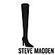 STEVE MADDEN-SERENE 麂皮尖頭高跟過膝長靴-黑色 product thumbnail 1