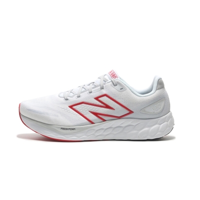 New Balance 680系列 男慢跑鞋-白紅-M680LC8-2E