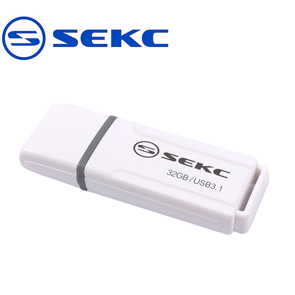【SEKC】SDU50 USB3.1 32GB高速隨身碟 經典白