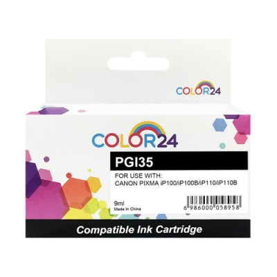 Color24 for Canon 黑色 PGI-35 相容墨水匣