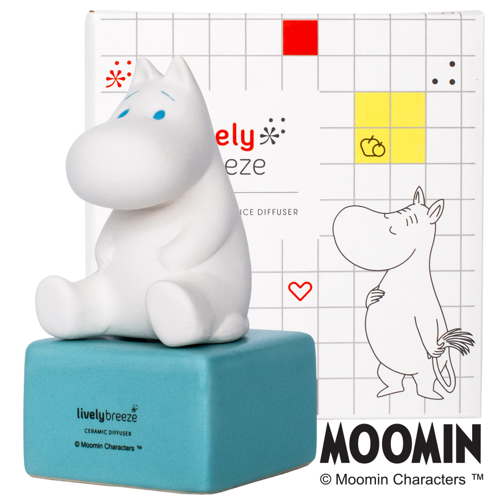 ThaiScent泰香 moomin嚕嚕咪擴香精禮盒-檸檬草