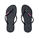 Havaianas Slim Logo Pop Up 女鞋 黑粉色 跳色 細帶 夾腳拖 拖鞋 4119787-1094W product thumbnail 1