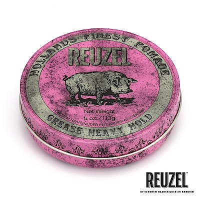 REUZEL 粉紅豬超強髮油 113g (Pink Pomade Grease)