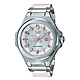 CASIO BABY-G 簡約金屬感太陽能休閒腕錶-複合式錶帶X白(MSG-S500CD-7A)/38.8mm product thumbnail 1