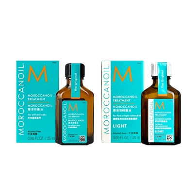 MOROCCANOIL 摩洛哥優油25ml + 輕優油25ml