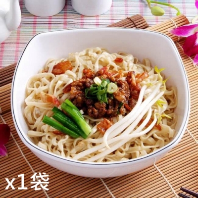 【程家台南意麵】台南手工意麵 1袋組(內含意麵10包+肉燥10包)