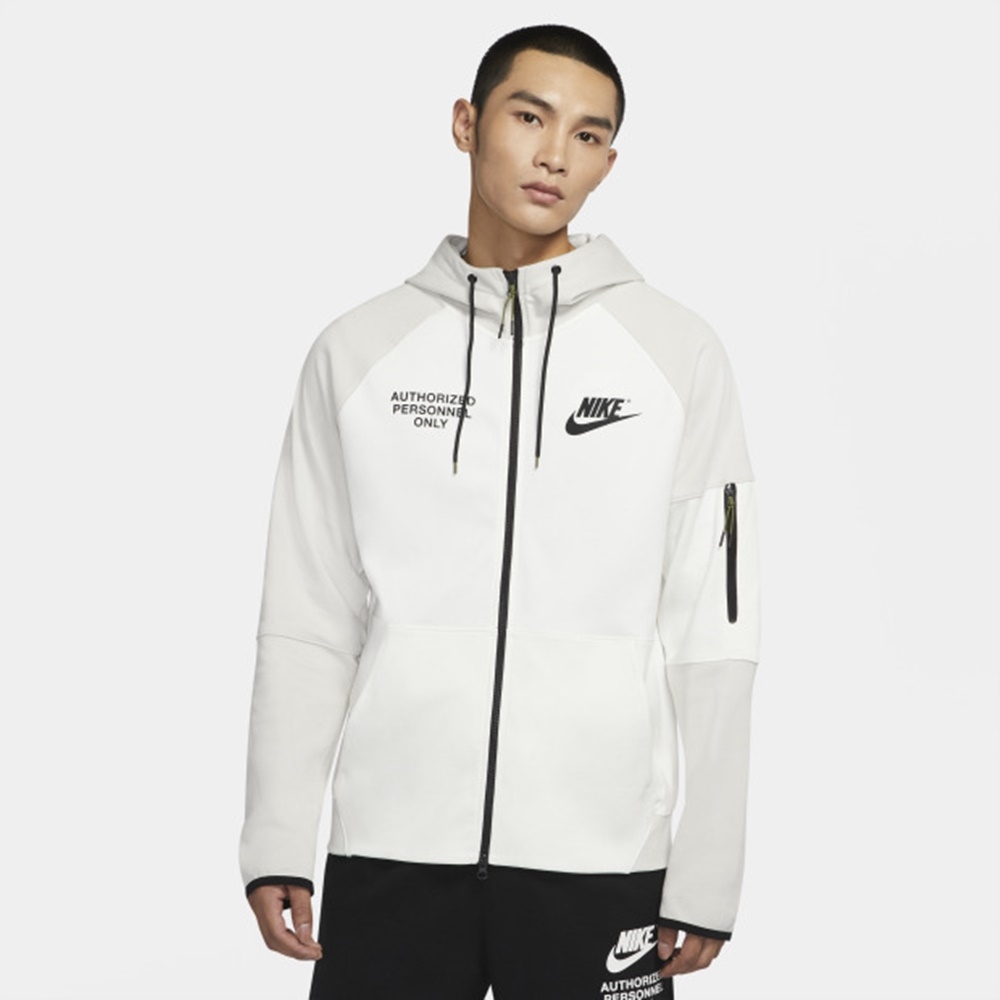 Nike Sportswear 標語 男連帽外套 -白-DM6549072