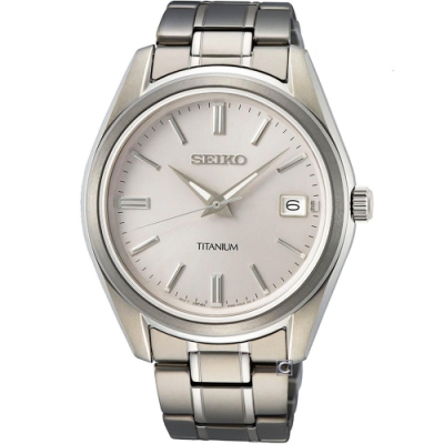 SEIKO 精工 CS 經典簡約鈦金屬腕錶(6N52-00B0S)SUR369P1__SK043