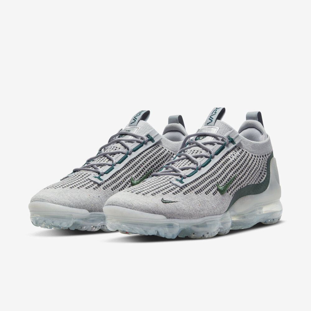 Nike Air VaporMax 2021 FK SE [DN3074-001] 男慢跑鞋運動支撐氣墊灰綠