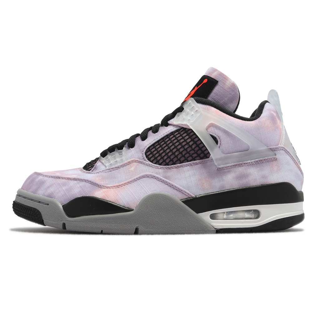 Nike 休閒鞋Air Jordan 4 Retro SE 男鞋紫黑禪師紮染AJ4 喬丹DH7138