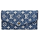 LV M81183 SARAH經典Monogram提花牛仔布釦式長夾 product thumbnail 1