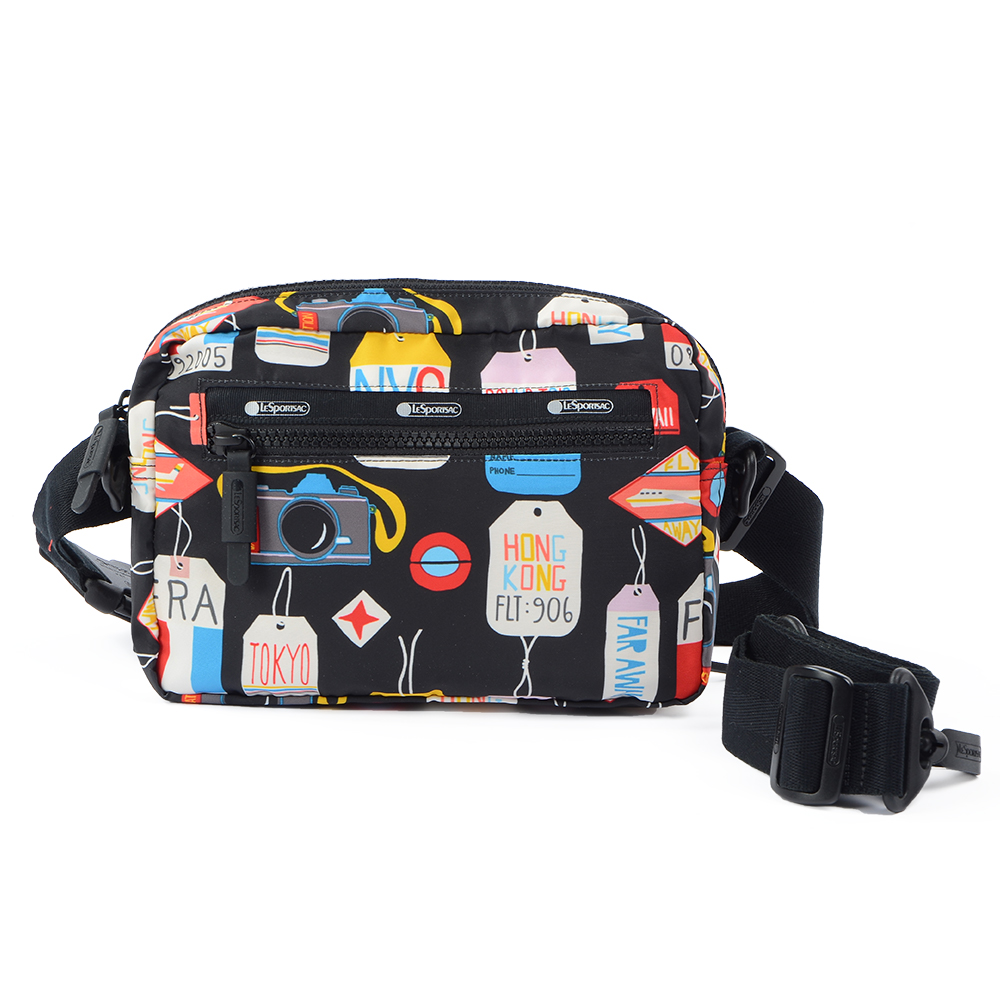 Lesportsac 多功能旅行側背包/收納包 環遊世界