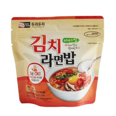 DOORI DOORI泡飯+泡麵 - 韓式泡菜口味 ( 105g/包 ) x5包