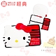 享夢城堡 汽車遮陽板多功能套夾-HELLO KITTY 經典絨毛-紅 product thumbnail 1