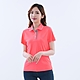 【遊遍天下】女款格紋領抗UV吸濕排汗機能POLO衫GS1016螢光桔 product thumbnail 1
