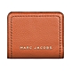 MARC JACOBS GROOVE金字LOGO荔枝紋牛皮4卡扣式短夾(橘) product thumbnail 1