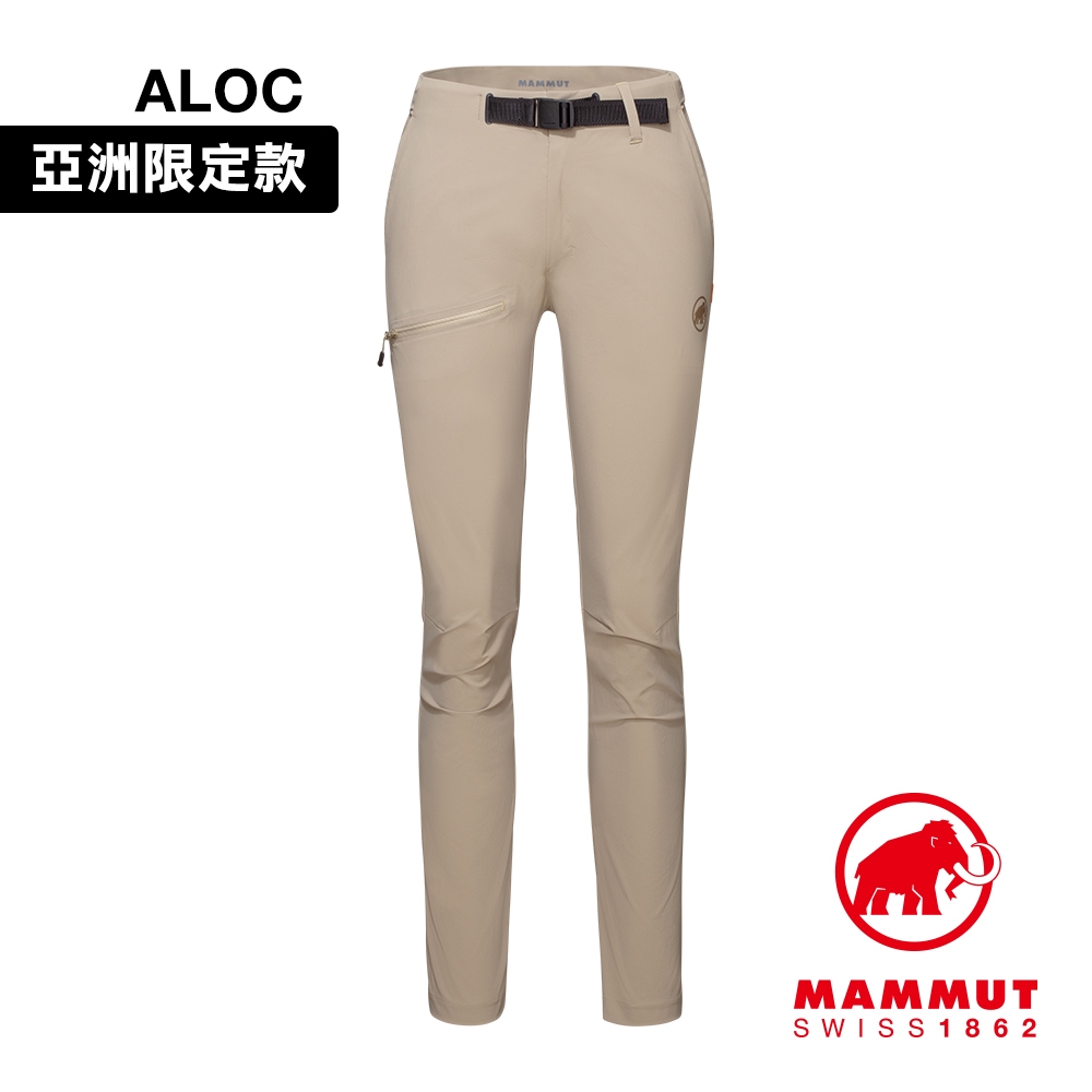 【Mammut 長毛象】AEGILITY Slim Pants AF W 防潑水輕量彈性健行長褲 野生棕 女款 #1022-00282