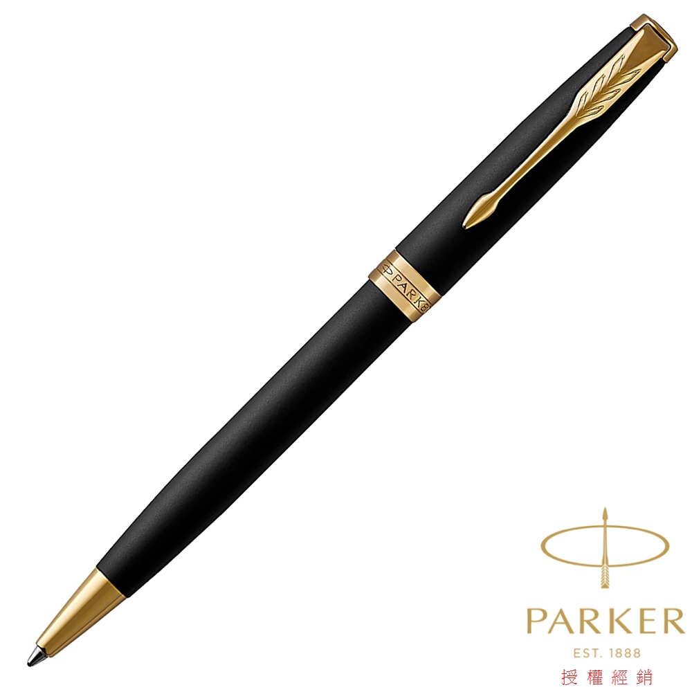 PARKER 派克 卓爾系列 霧黑金夾 原子筆