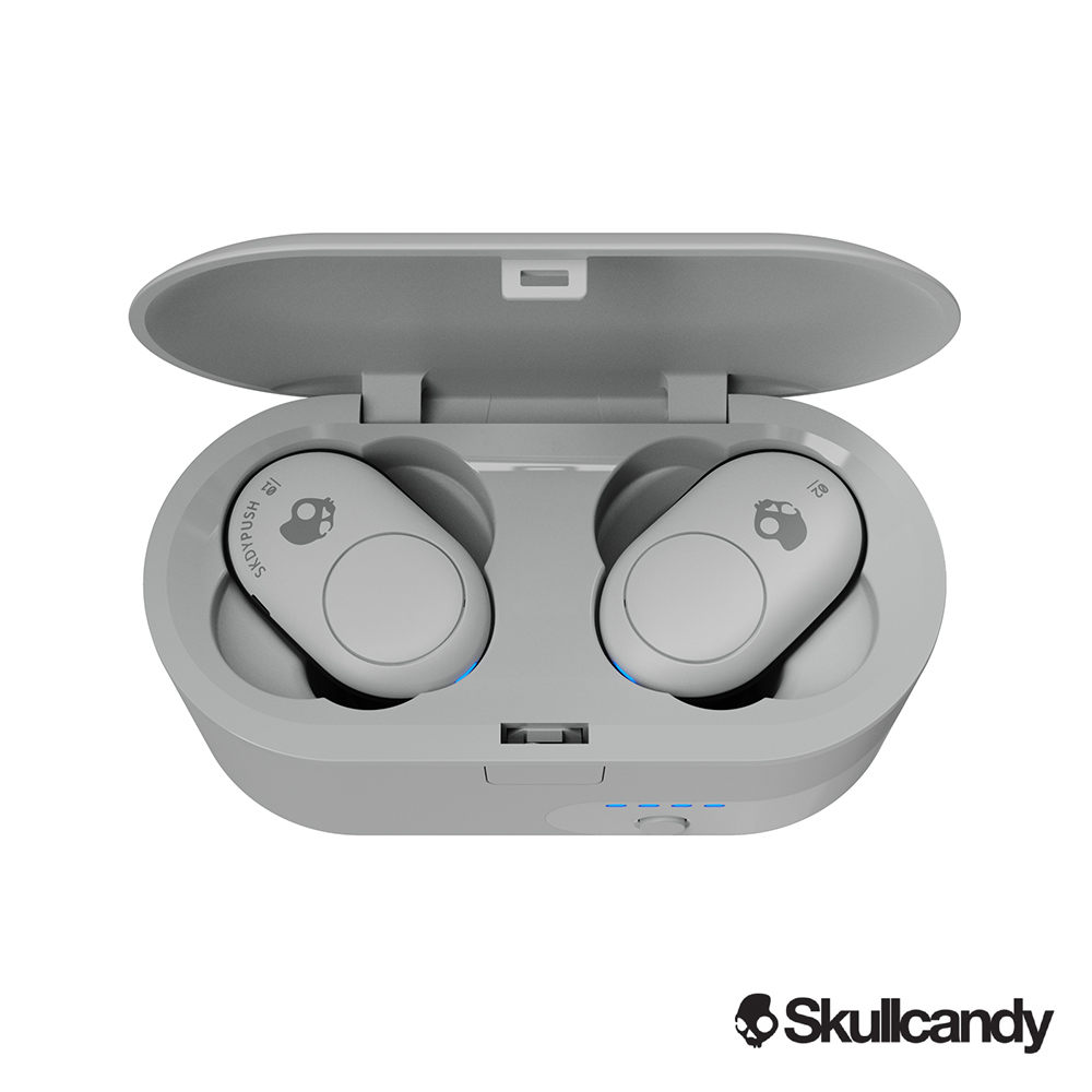 Skullcandy 骷髏糖 Push 真無線藍牙耳機-淺灰色(公司貨)