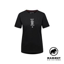 【Mammut長毛象】Mammut Core T-Shirt Women Every Day 機能短袖T恤 黑色 女款 #1017-03901