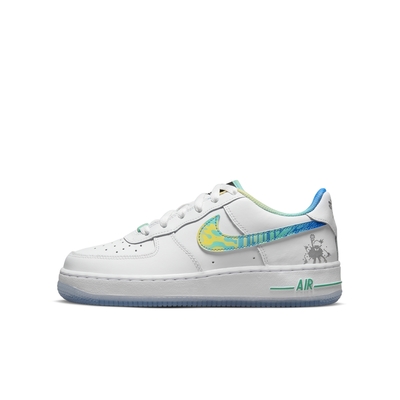 NIKE AIR FORCE 1 LV8 (GS) 大童男女 休閒鞋-白-FJ7691191