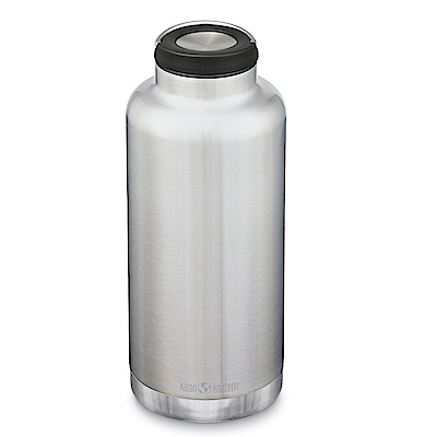 美國Klean Kanteen TK Wide寬口保溫瓶1900ml-原鋼色