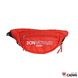 CROWN 皇冠 BONVOYAGE 運動腰包 紅色